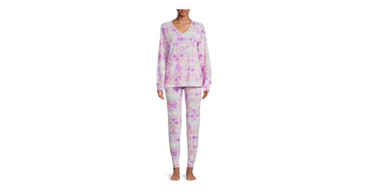 Women's Long Sleeve Pajama Set at Walmart