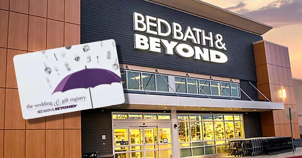 bed bath & Beyond wedding registry freebies