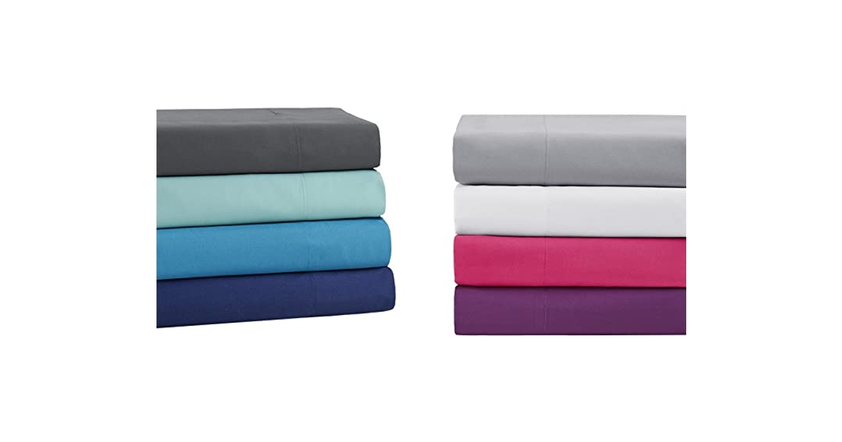 Microfiber Bed Sheets at Amazon