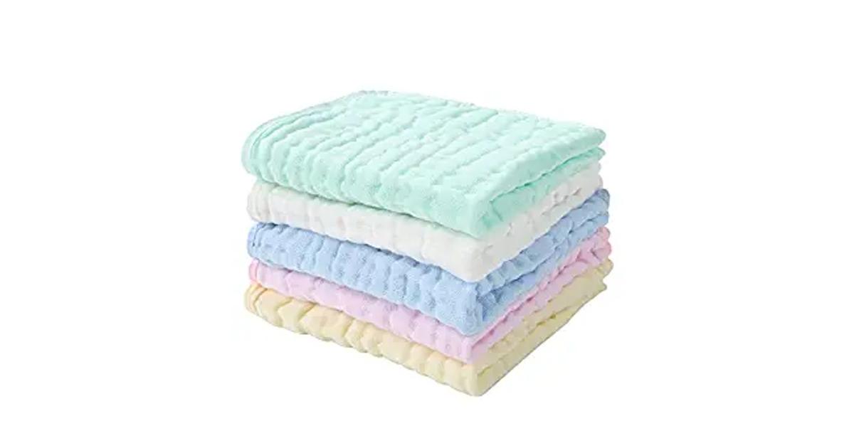 Muslin Washcloths at Amazon