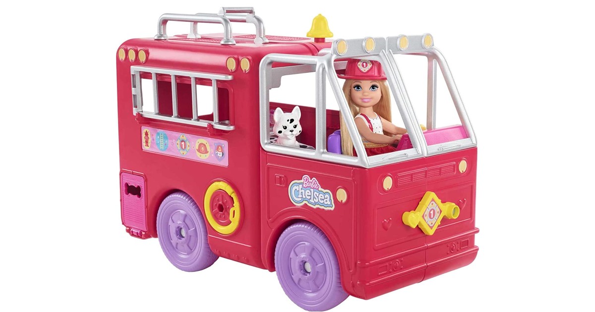 Barbie Chelsea Fire Truck Set