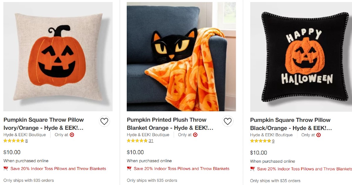 Target Throw Pillow & Blanket Sale as low as 4.80 Shipped Daily