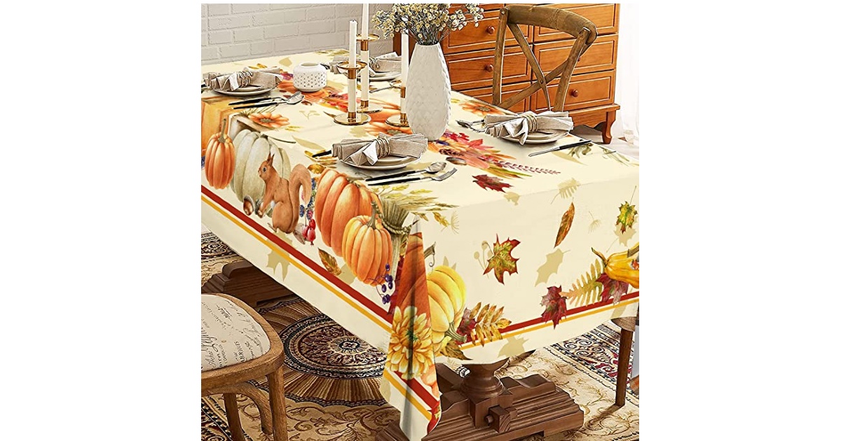 Fall Tablecloths as low as 5.70 (Reg. 18.99) Daily Deals & Coupons