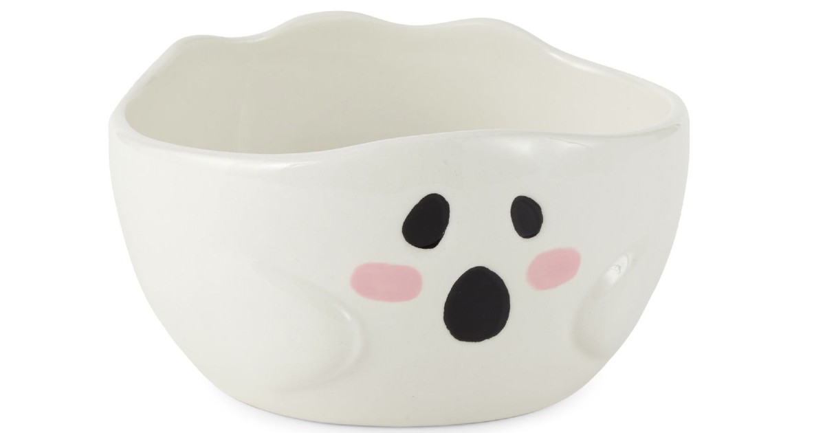 Hey Boo Small Ghost Candy Bowl