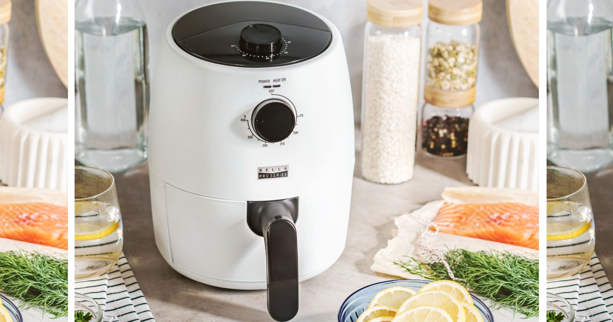 Bella Pro Series 2Quart Analog Air Fryer ONLY 17.99 (Reg 45) Daily