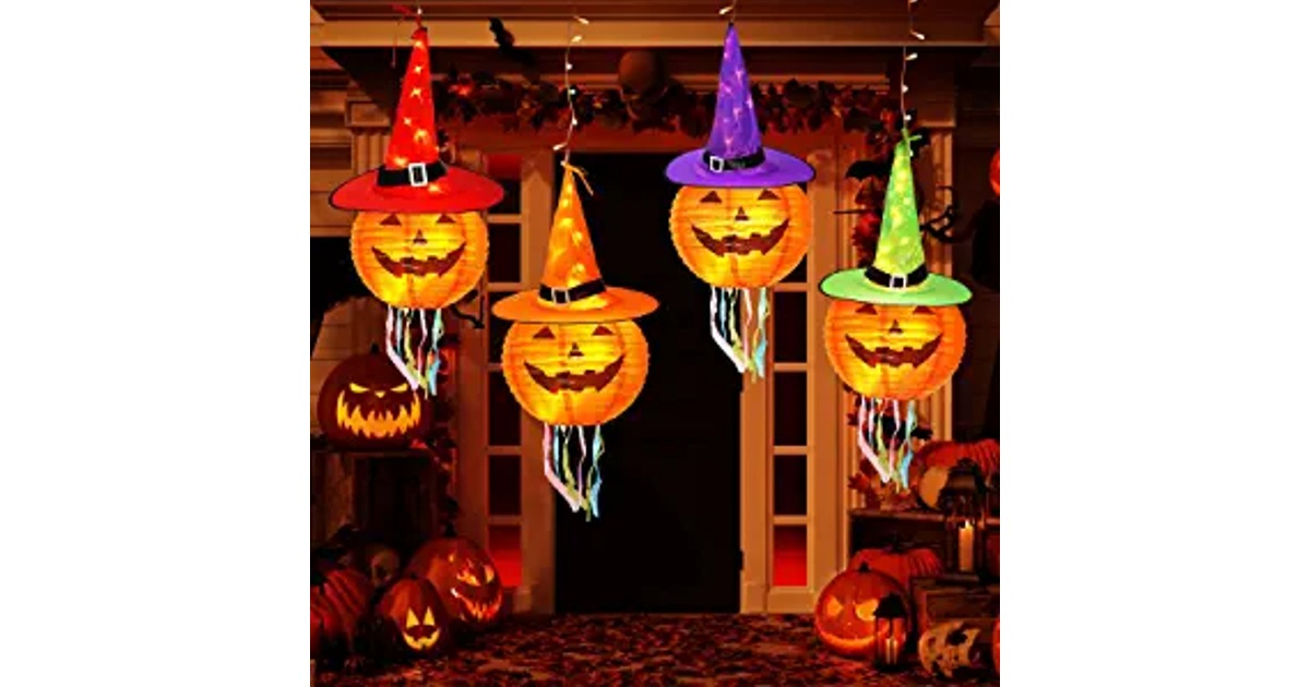 Halloween Decorations Witch Hats at Amazon