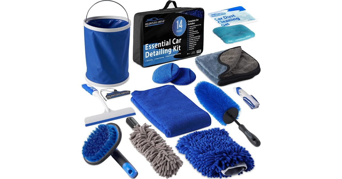 Car Wash 14-Piece Cleaning Kit