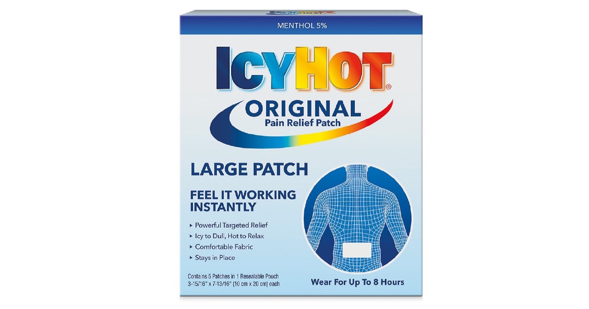 Large Icy Hot Pain Patch ONLY 2.79 (Reg. 8.79) Daily Deals & Coupons