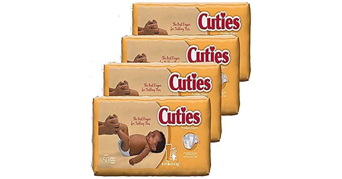 Cuties Baby Diapers Size 1 200-Count