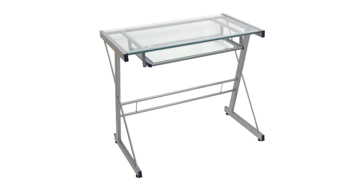Walker Edison Glass Desk ONLY 40.05 (Reg. 155) Daily Deals & Coupons