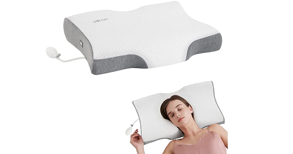 Cervical Memory Foam Pillow at Amazon