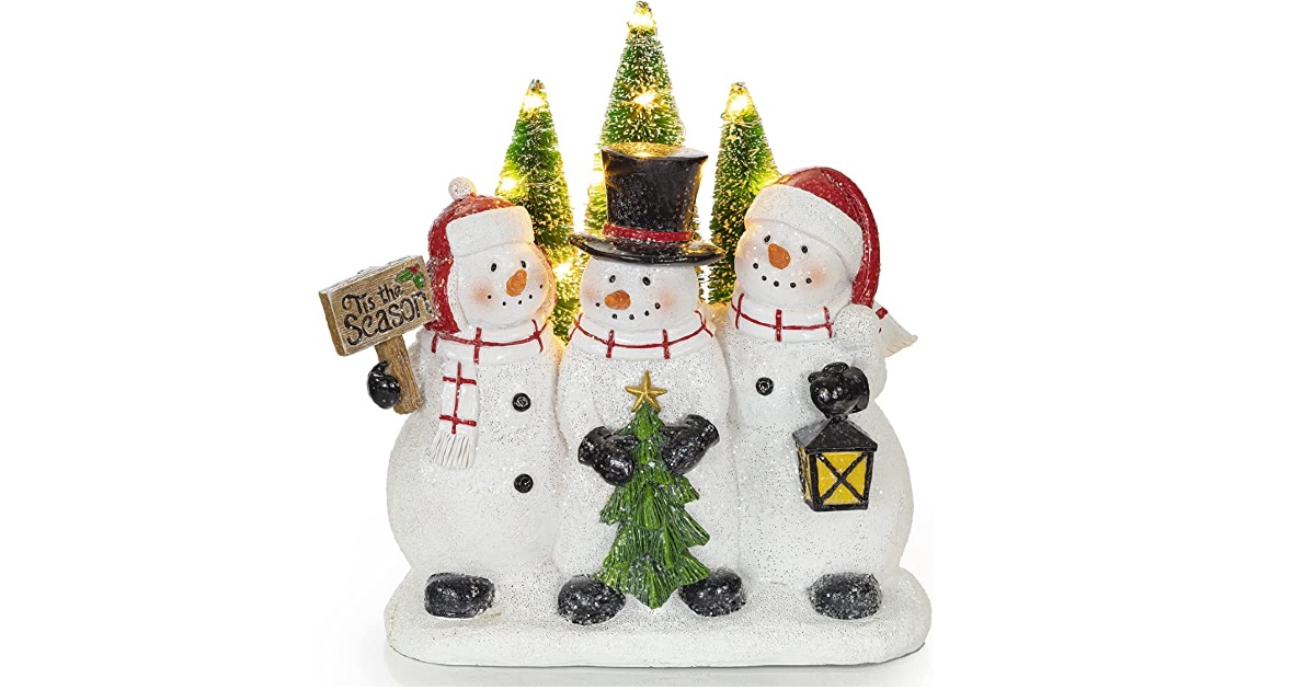 Snowman Christmas Trio Holiday Light at Amazon