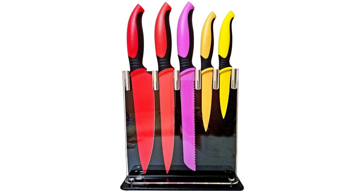 Fancy Colorful Knife Set 5-Piece