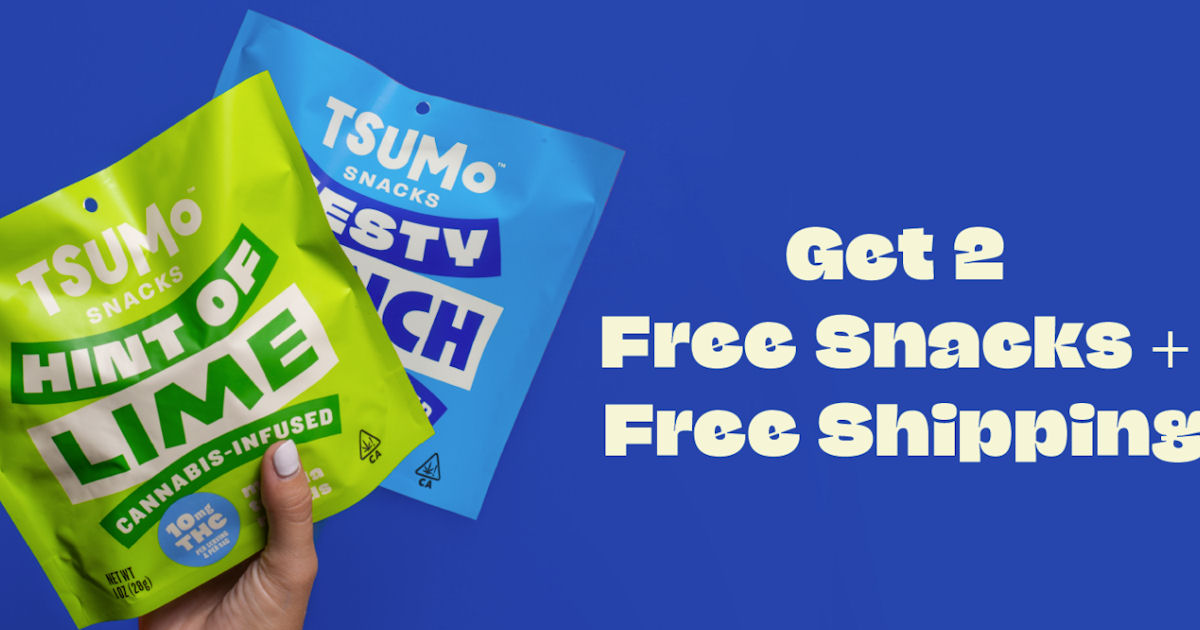 2 FREE Tsumo Snacks + FREE Shi...