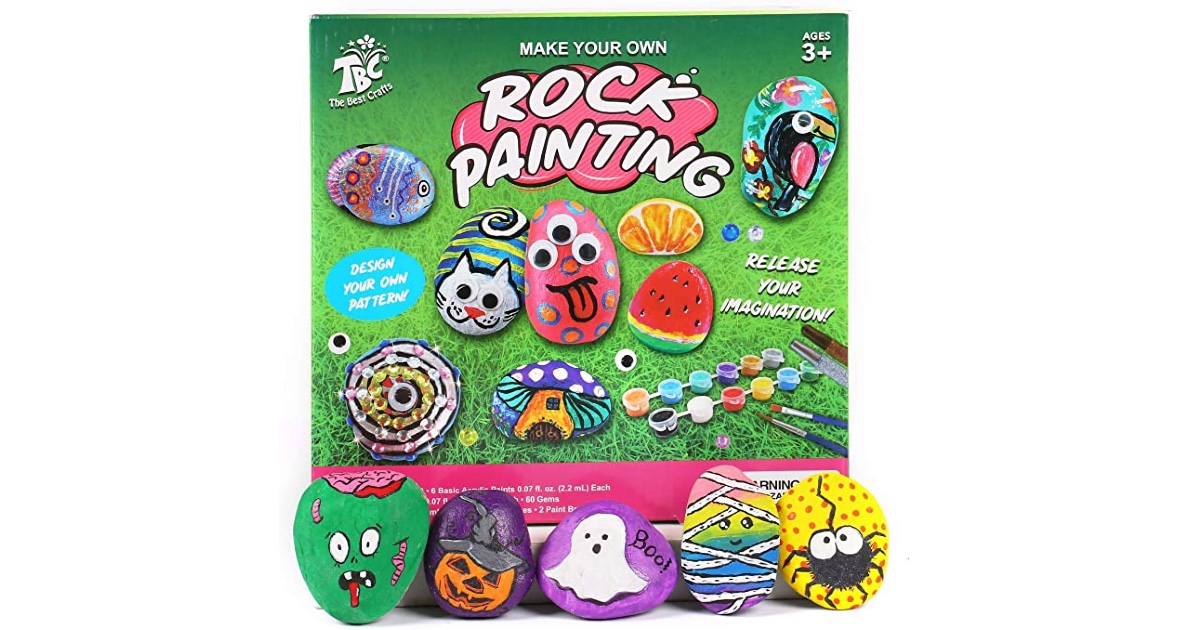 Rock Painting Kit ONLY 8.99 (Reg. 20.99) Daily Deals & Coupons