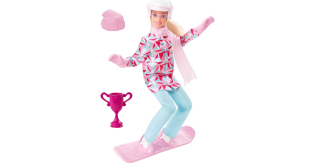 Barbie Winter Sport Snowboarder Blonde Doll
