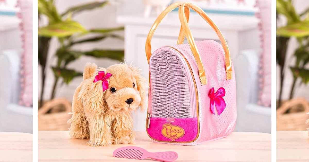 Cocker Spaniel Stuffed Puppy with Bag ONLY 9.42 (Reg 18) Daily