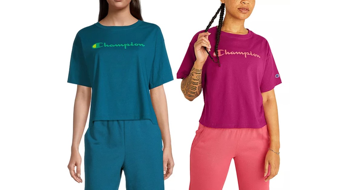 Champion Women’s Crop Top T-Shirt at JCPenney