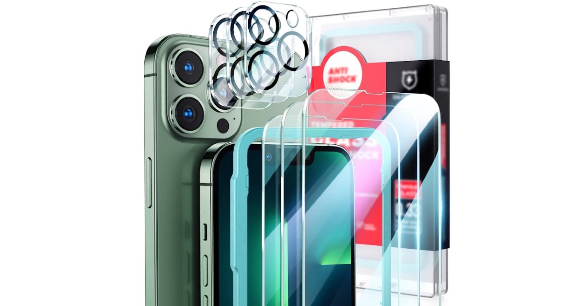 Screen Protector 3pk for iPhone 13 ONLY 1.99 (Reg. 11.99) Daily