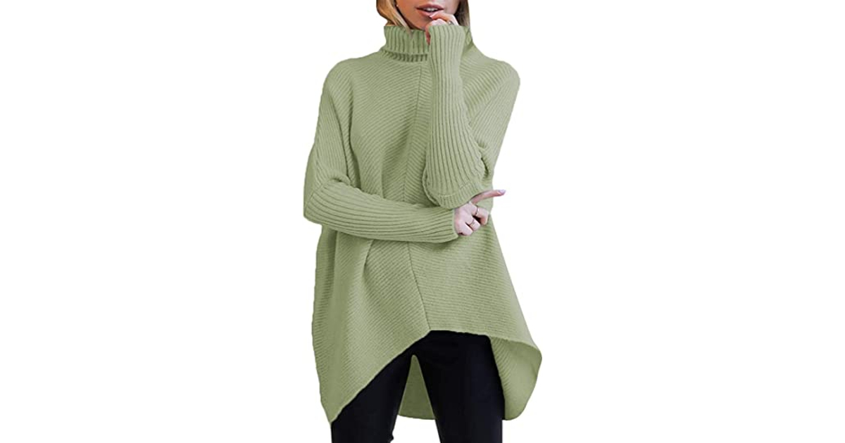 Women's Turtleneck Sweater at Amazon