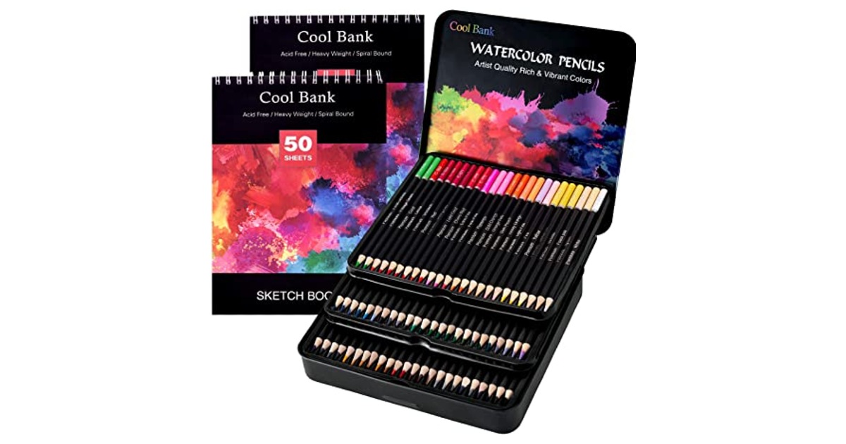 Professional Watercolor Pencils at Amazon