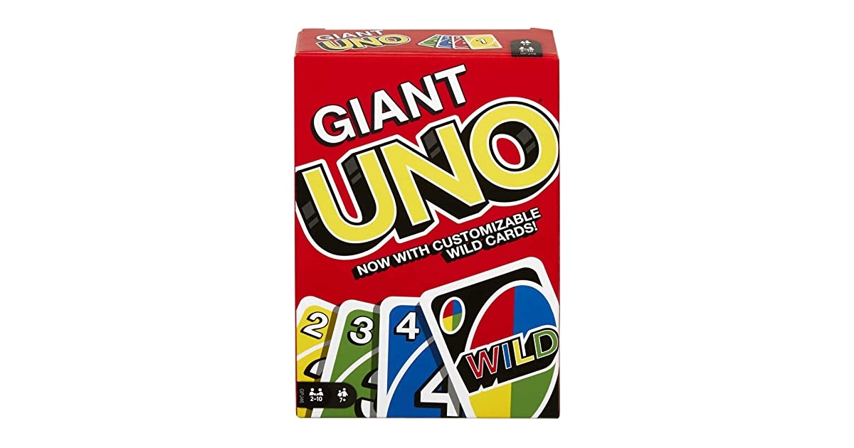 Giant Uno Game at Amazon