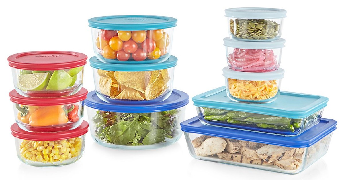 Pyrex 22-Piece Food Storage Set