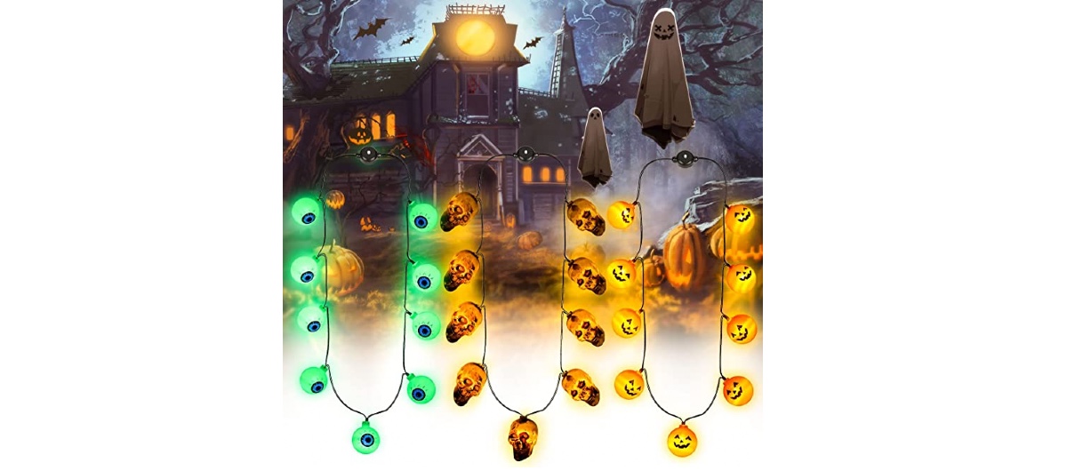 Halloween Light Up Necklaces ONLY 6 (Reg. 29.99) Daily Deals & Coupons