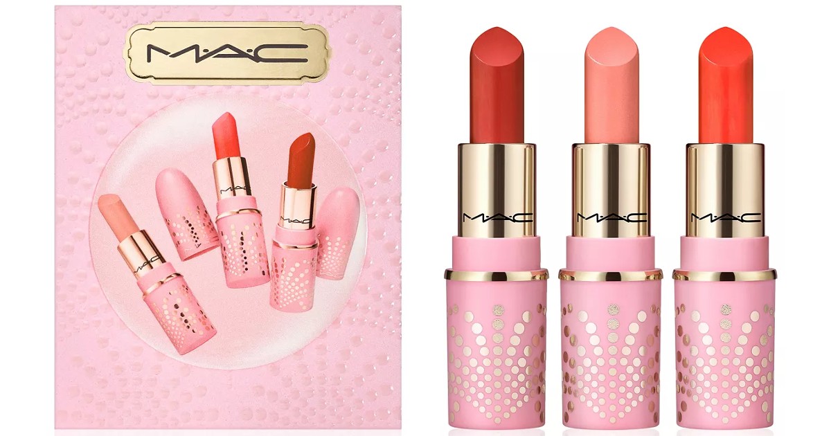 MAC 3-Pc Taste Of Bubbly Mini Lipstick Set