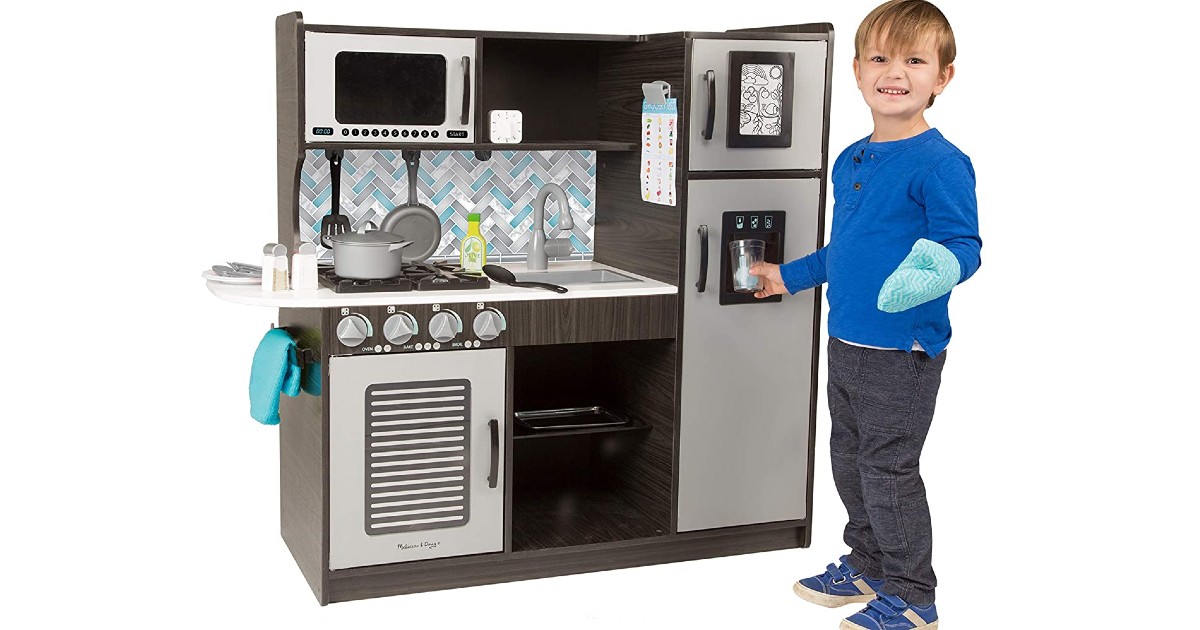 Melissa & Doug Wooden Toy Kitchen ONLY 98.54 (Reg 255) Daily Deals