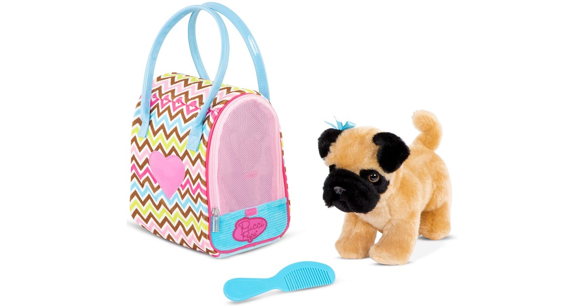 Plush Puppy in Toy Purse ONLY 6.37 (Reg 18) Daily Deals & Coupons