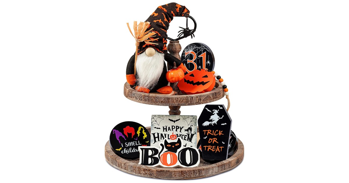 Halloween Tiered Tray Decorations
