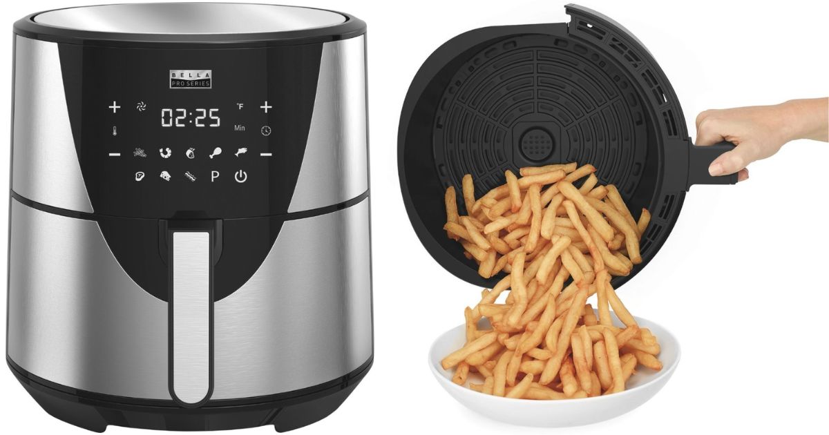 Bella Pro Series 6qt Digital Air Fryer ONLY 49.99 (Reg 100) Daily