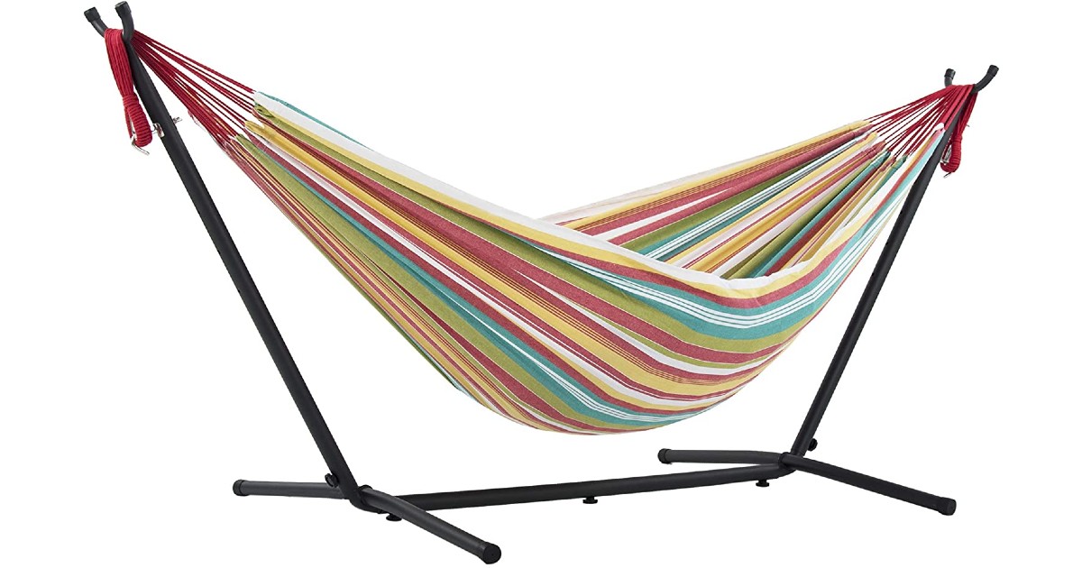 Cotton Hammock w/ Stand and Carry Bag