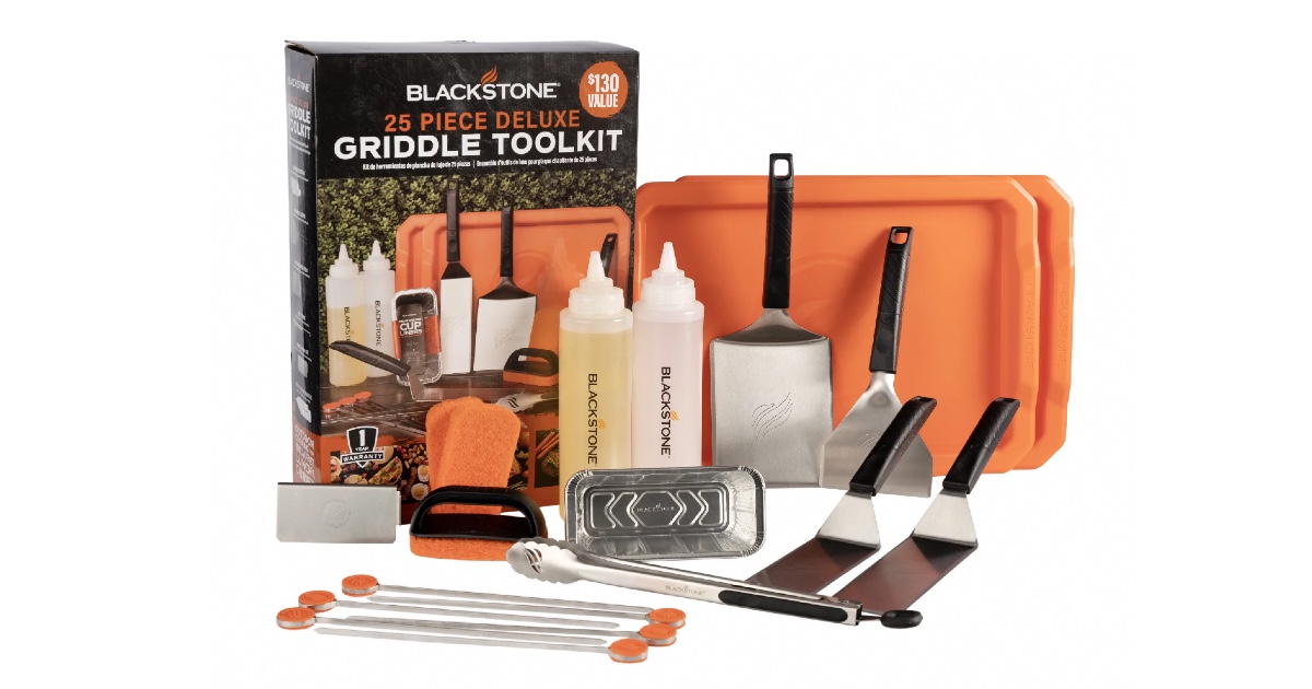 thumbnail image 2 of Blackstone Tools Grill Spatula 15-Piece Stainless Steel Griddle Accessories Kit - Complete Set For Blackstone & Camp Cooking Blackstone Griddle Accessories Accessoire Plancha 2 of 12