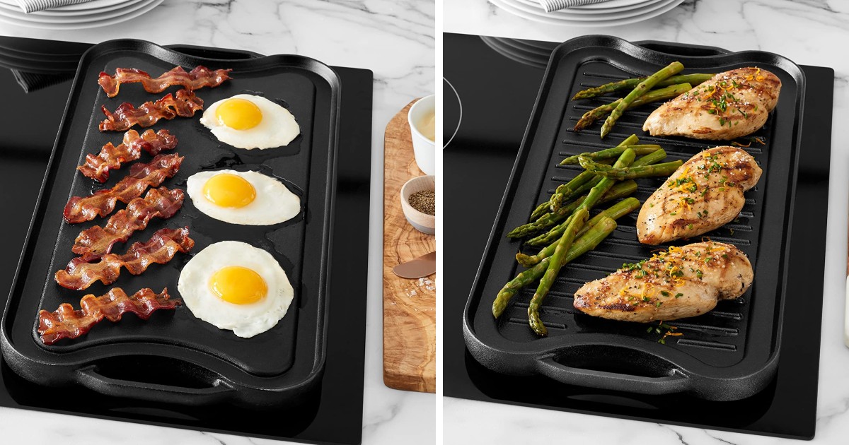 Pre-Seasoned Cast Iron Grill/Griddle