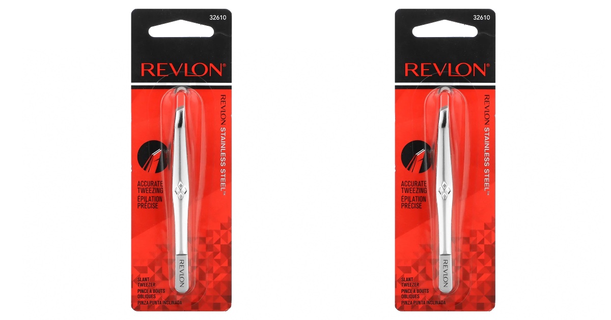Revlon Slant Tweezers ONLY 0.71 (Reg. 4.29) Daily Deals & Coupons