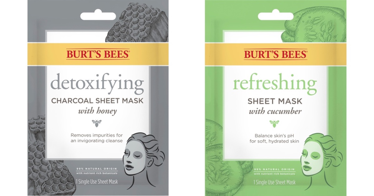 Burts Bees Sheet Mask ONLY $1.