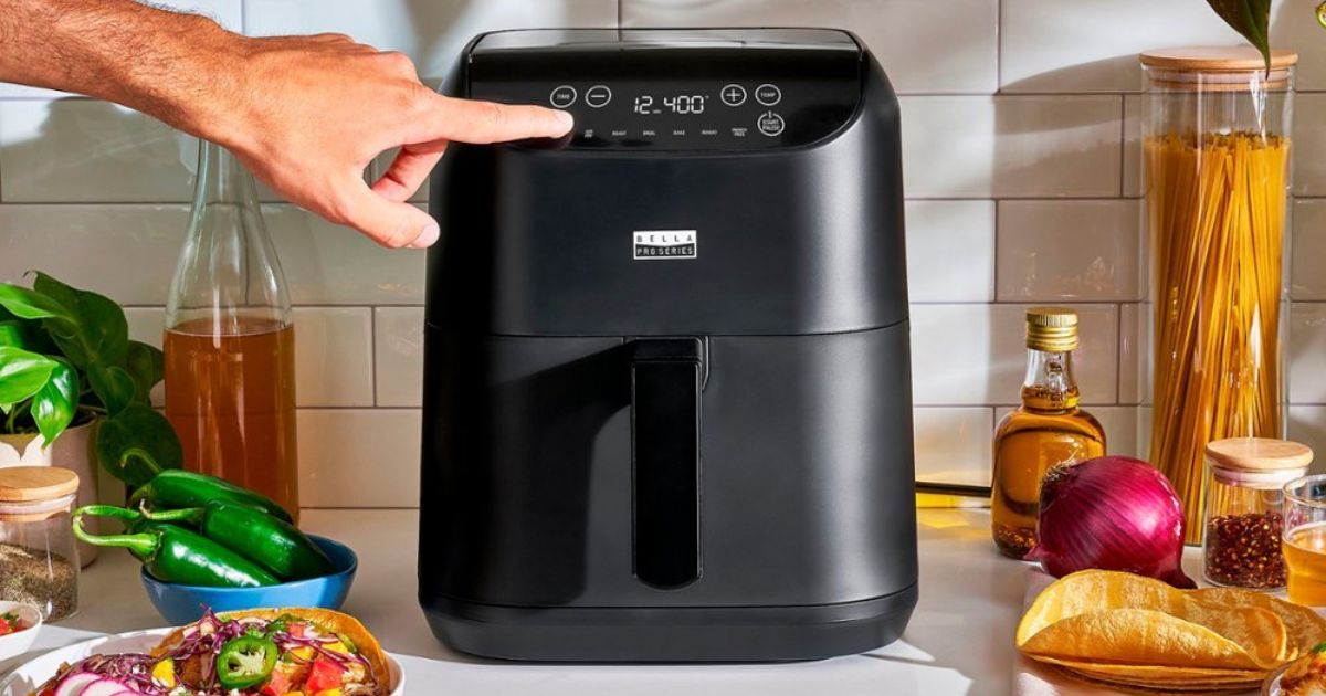 Bella Pro Series 6Qt Digital Air Fryer ONLY 19.99 (Reg 80) Daily