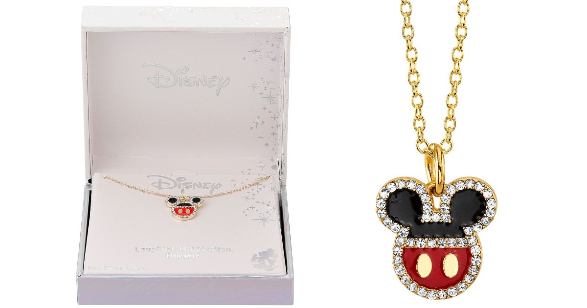 Disney’s Mickey Mouse Crystal Necklace