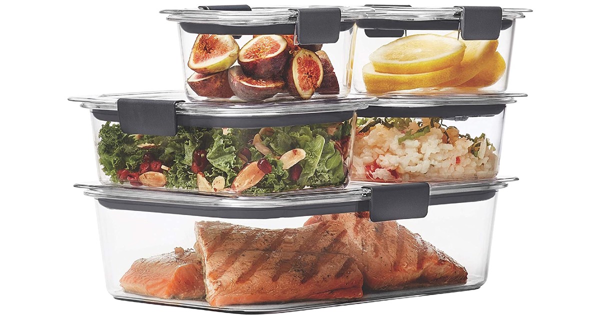 Rubbermaid Brilliance 10-Pc Storage Set
