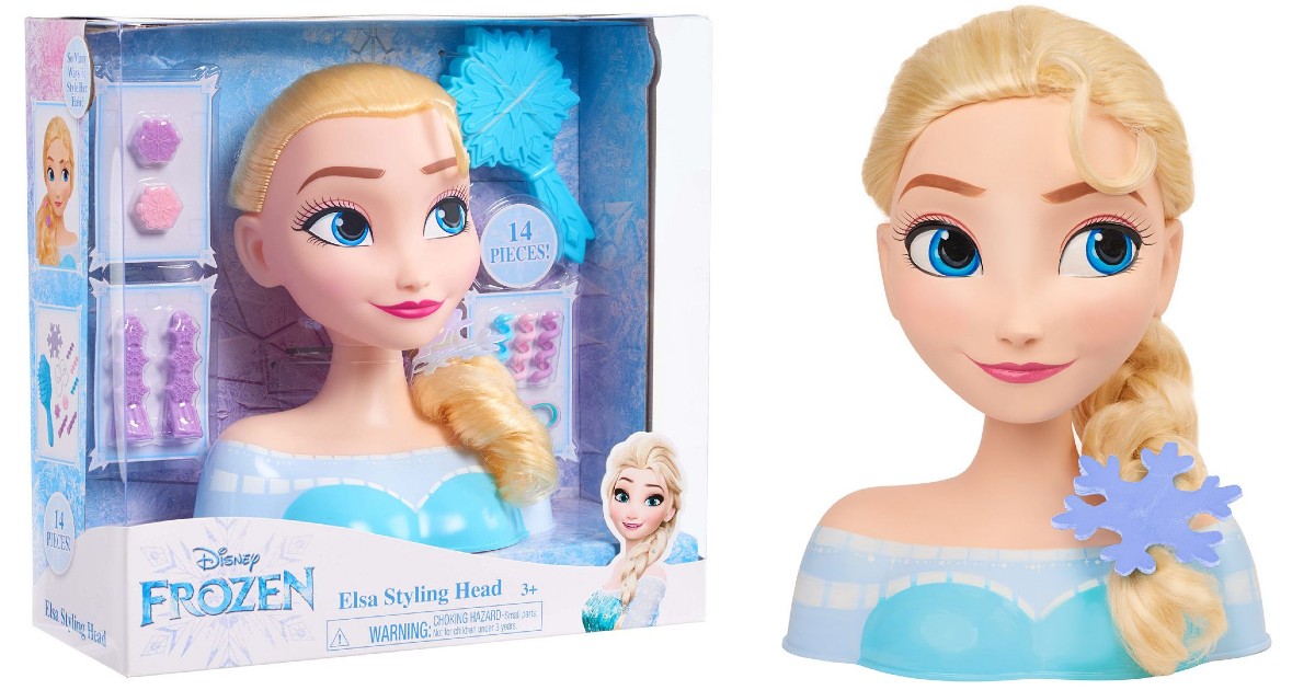 Disney's Frozen Basic Elsa Styling Head ONLY 9.99 (Reg 20) Daily