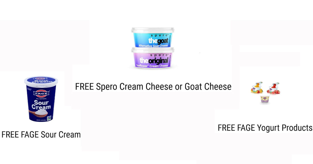 Free Fage Sour Cream, Yogurt & Spero Cheese at Sprouts Free Product