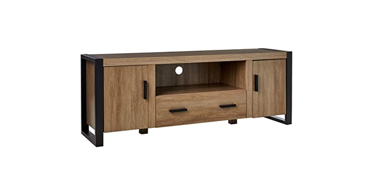 Walker Edison Industrial TV Stand ONLY 115 (Reg. 500) Daily Deals