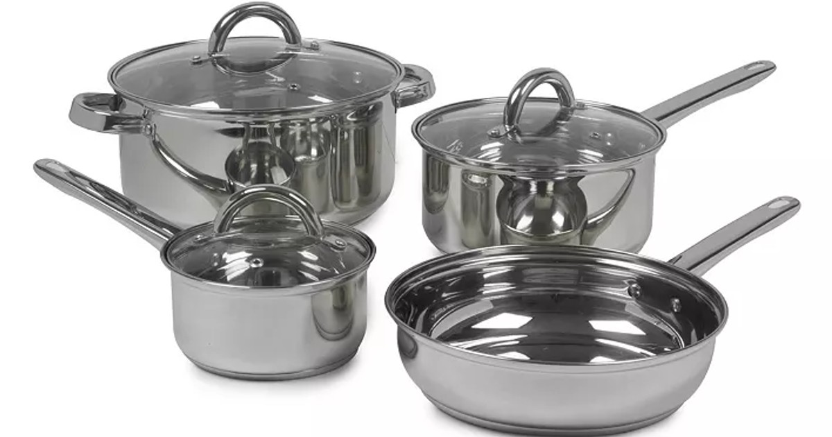 Sedona Stainless Steel 7-Pc Cookware Set