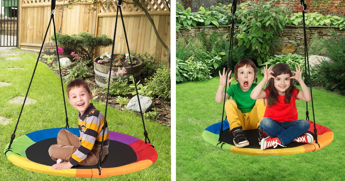 40-In Flying Saucer Tree Swing