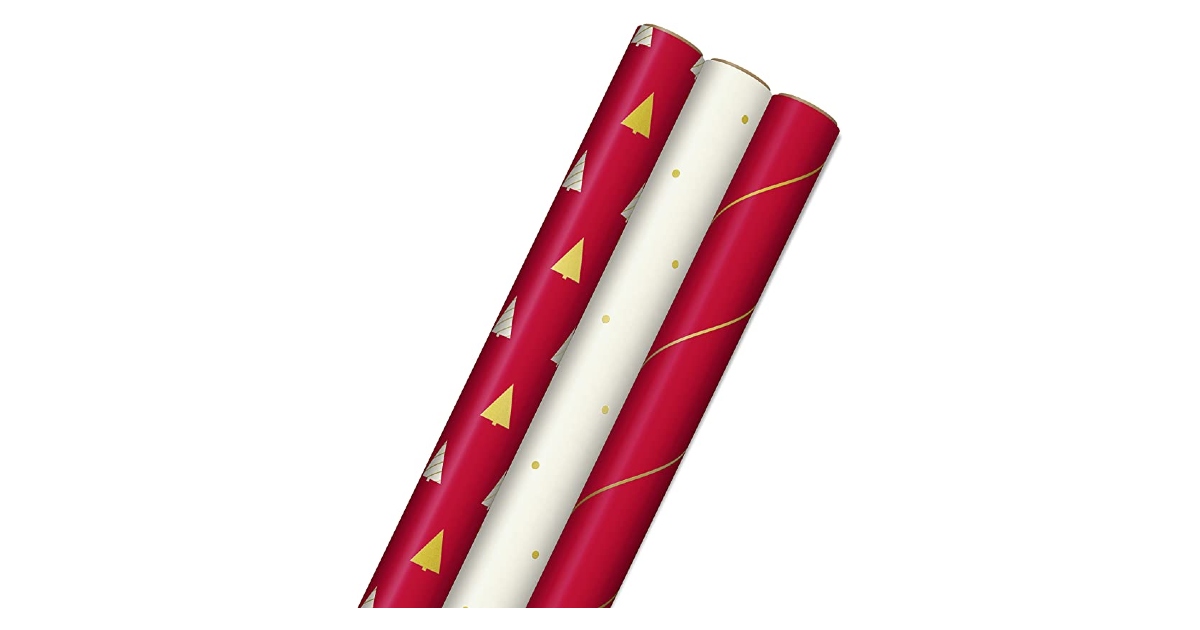 Hallmart Christmas Wrapping Paper Sets at Amazon