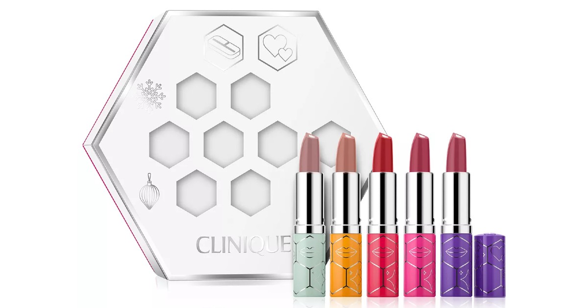5Piece Clinique Kisses Lipstick Set ONLY 20 (Reg 110) Daily Deals