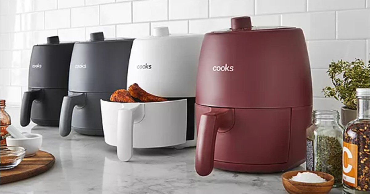Cooks 2Quart AirFryer ONLY 19.99 After Rebate (Reg 60) Deals