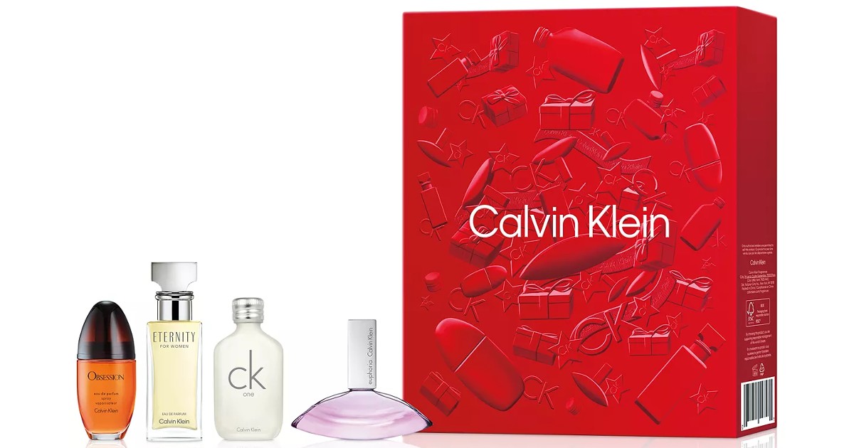 Calvin Klein 4-Piece Perfume Gift Set